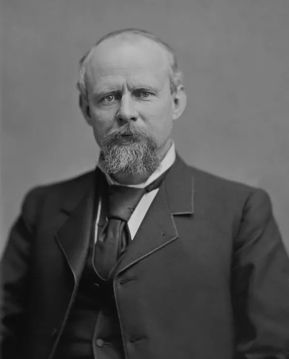 Framed Print : Adlai E. Stevenson, 1875-77, when he was a U.S. Congressman from Illinoiss 13th district. He would later serve as Grover Clevelands Vice President from 1893-97