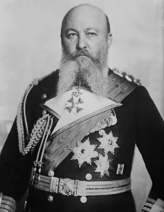 Framed Print : Admiral Alfred von Tirpitz, c. 1915, enlarged the German Navy to a strength that threatened Britain