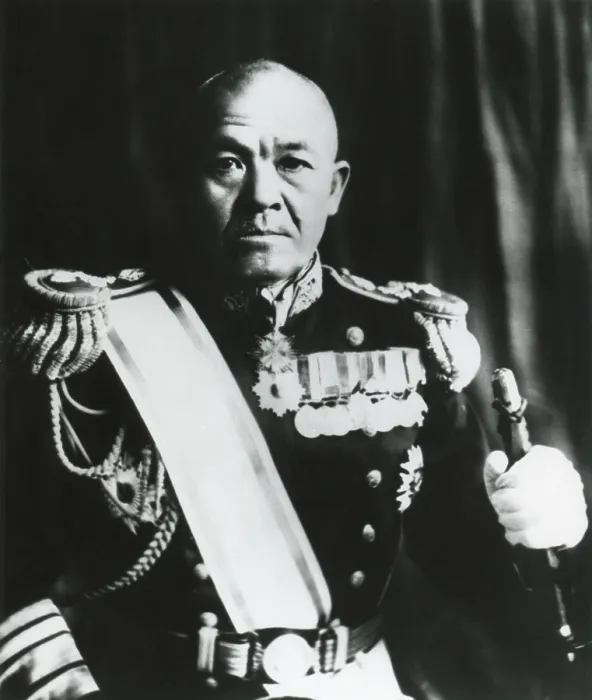 Framed Print : Admiral Chuichi Nagumo, of the Japanese First Air Fleet. At the Battle of Midway, June 4-6, 1942. Nagumo's carrier task force lost four carriers, their planes and personnel Framed Print : Admiral Chuichi Nagumo, of the Japanese First Air Fleet. At the Battle of Midway, June 4-6, 1942. Nagumo's carrier task force lost four carriers, their planes and personnel