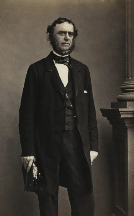 Framed Print : Admiral Samuel Francis Dupont, led Union invasions and the blockade of the Confederate coast from 1861-63