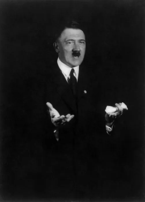 Framed Print : Adolf Hitler in dramatic oratorical poses. He rehearsed his hand gestures in photos taken by Heinrich Hoffman, ca. 1930. (BSLOC_2013_9_169) Framed Print : Adolf Hitler in dramatic oratorical poses. He rehearsed his hand gestures in photos taken by Heinrich Hoffman, ca. 1930. (BSLOC_2013_9_169)