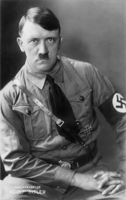 Framed Print : Adolf Hitler, in a military uniform, when he was Chancellor of Germany. Ca. 1933-1938. Photo by Heinrich Hoffmann. (BSLOC_2013_9_172)