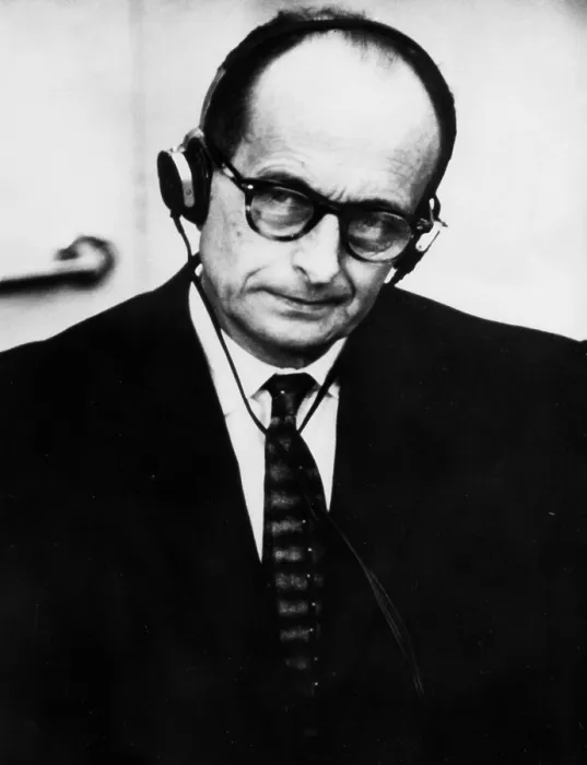 Framed Print : Adolph Eichmann on trial for war crimes, Israel, April 11, 1961.. Courtesy: CSU Archives / Everett Collection Framed Print : Adolph Eichmann on trial for war crimes, Israel, April 11, 1961.. Courtesy: CSU Archives / Everett Collection