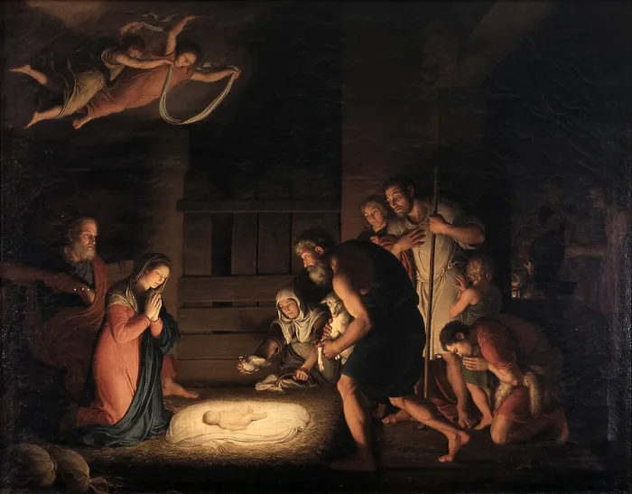 Framed Print : Adoration of the Shepherds, by Giuseppe Diotti, 1809, 19th Century, oil on canvas - Italy, Lombardy, Milan, Brera Collection. Whole artwork view Framed Print : Adoration of the Shepherds, by Giuseppe Diotti, 1809, 19th Century, oil on canvas - Italy, Lombardy, Milan, Brera Collection. Whole artwork view