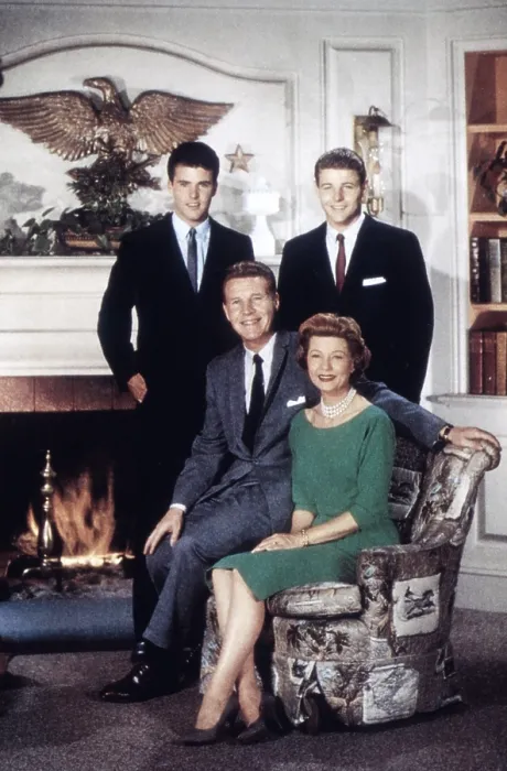 Framed Print : THE ADVENTURES OF OZZIE AND HARRIET, from left: Ricky Nelson, Ozzie Nelson, Harriet Nelson, David Nelson, 1960s Framed Print : THE ADVENTURES OF OZZIE AND HARRIET, from left: Ricky Nelson, Ozzie Nelson, Harriet Nelson, David Nelson, 1960s