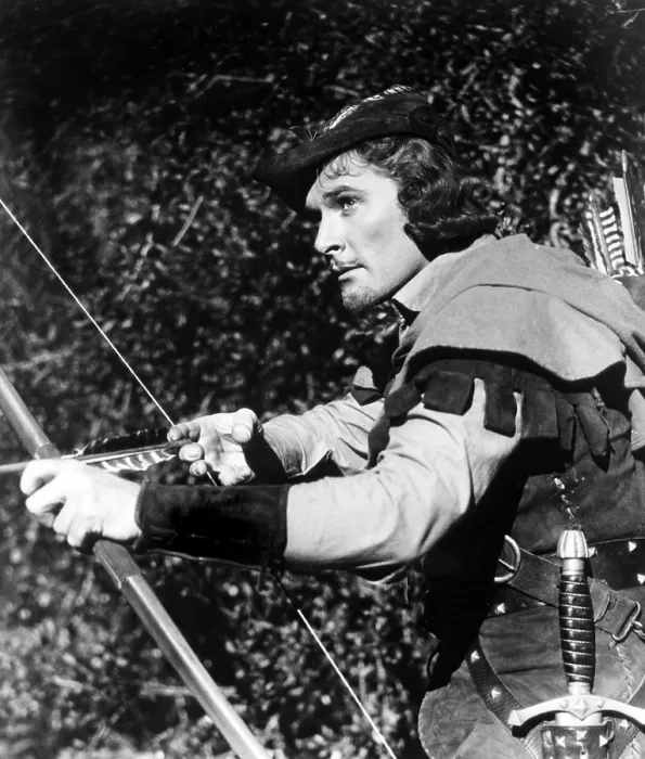 Framed Print : THE ADVENTURES OF ROBIN HOOD, Errol Flynn, 1938