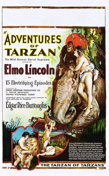 Framed Print : THE ADVENTURES OF TARZAN, Elmo Lincoln, 1921 Framed Print : THE ADVENTURES OF TARZAN, Elmo Lincoln, 1921