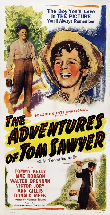 Framed Print : THE ADVENTURES OF TOM SAWYER, US poster art, Tommy Kelly, 1938