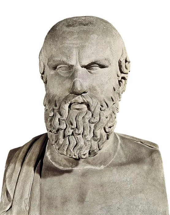 Framed Print : AESCHYLUS (525-455 BC). Greek art. Sculpture on marble. ITALY. Rome. Capitoline Museums. AISA / Everett Collection**US SALES ONLY**