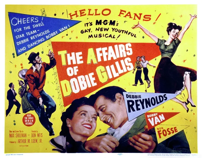 Framed Print : THE AFFAIRS OF DOBIE GILLIS, Debbie Reynolds, Bobby Van, 1953