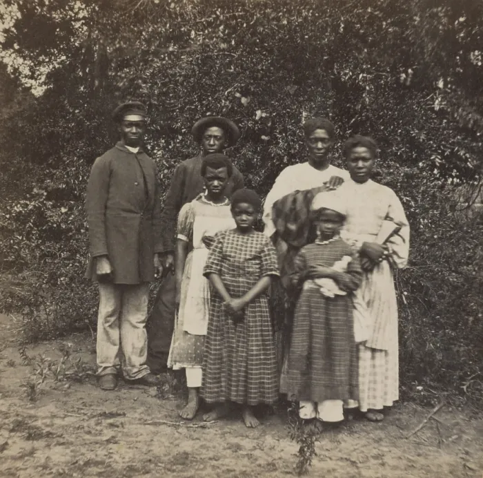 Framed Print : African American Freedmen, women, and children on St. Helena Island, SC, 1863-66 Framed Print : African American Freedmen, women, and children on St. Helena Island, SC, 1863-66