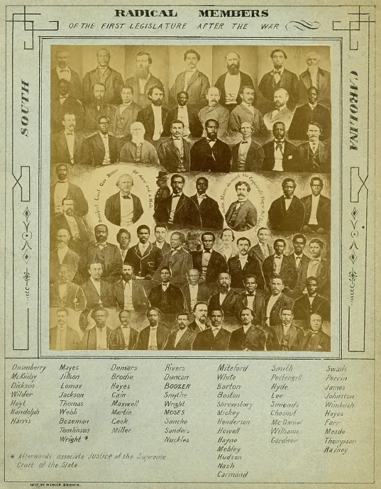 Framed Print : African Americans held the majority in the first South Carolina legislature elected after the Civil War Framed Print : African Americans held the majority in the first South Carolina legislature elected after the Civil War