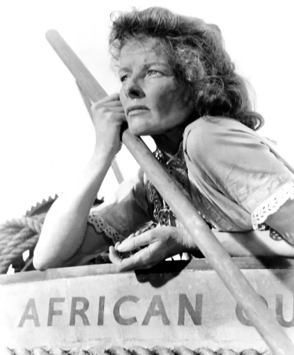 Framed Print : THE AFRICAN QUEEN, Katharine Hepburn, 1951 Framed Print : THE AFRICAN QUEEN, Katharine Hepburn, 1951