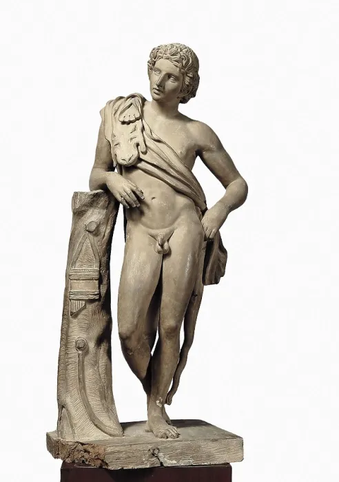 Framed Print : AGREDA, Esteban de (1759-1842). Faun. Neoclassicism. Terra-cotta. SPAIN. Madrid. St. Fernando Royal Academy Museum. AISA / Everett Collection**US SALES ONLY**