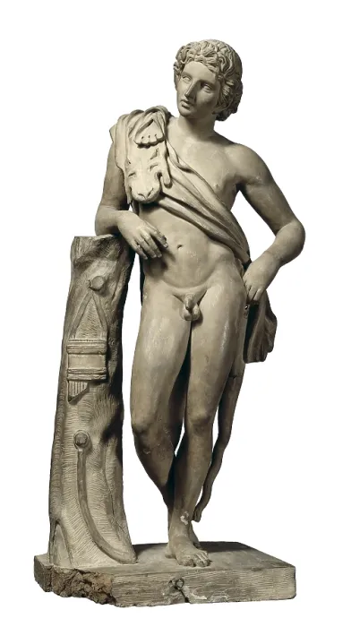 Framed Print : AGREDA, Esteban de (1759-1842). Faun. Neoclassicism. Terra-cotta. SPAIN. Madrid. St. Fernando Royal Academy Museum