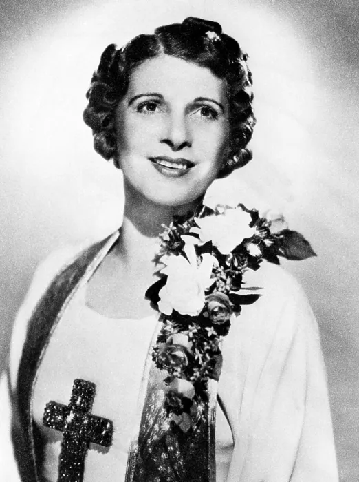 Framed Print : Aimee Semple McPherson, (1890-1944), Evangelist, c. 1918.. Courtesy: CSU Archives  /  Everett Collection