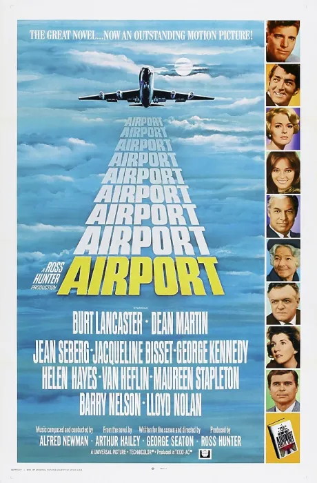 Framed Print : AIRPORT, US poster, from top: Burt Lancaster, Dean Martin, Jean Seberg, Jacqueline Bisset, George Kennedy, Helen Hayes, Van Heflin, Maureen Stapleton, Barry Nelson 1970 Framed Print : AIRPORT, US poster, from top: Burt Lancaster, Dean Martin, Jean Seberg, Jacqueline Bisset, George Kennedy, Helen Hayes, Van Heflin, Maureen Stapleton, Barry Nelson 1970