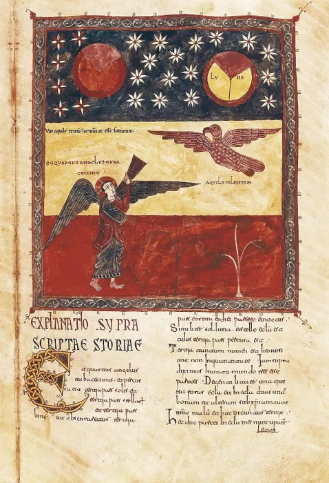 Framed Print : AISA / Everett Collection Beatus of Girona. 976. Sheet 6, depiction of Saint John the Evangelist Framed Print : AISA / Everett Collection Beatus of Girona. 976. Sheet 6, depiction of Saint John the Evangelist