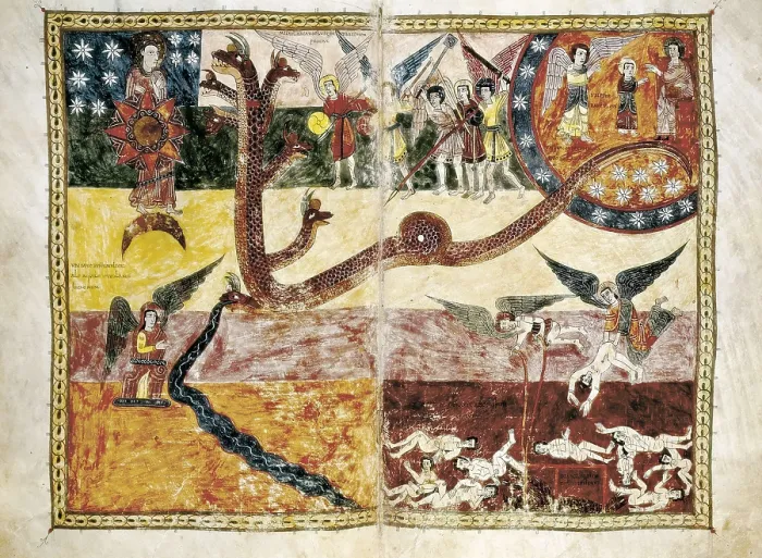 Framed Print : AISA / Everett Collection Beatus of Girona. 976. Sheet 6, depiction of Saint John the Evangelist Framed Print : AISA / Everett Collection Beatus of Girona. 976. Sheet 6, depiction of Saint John the Evangelist