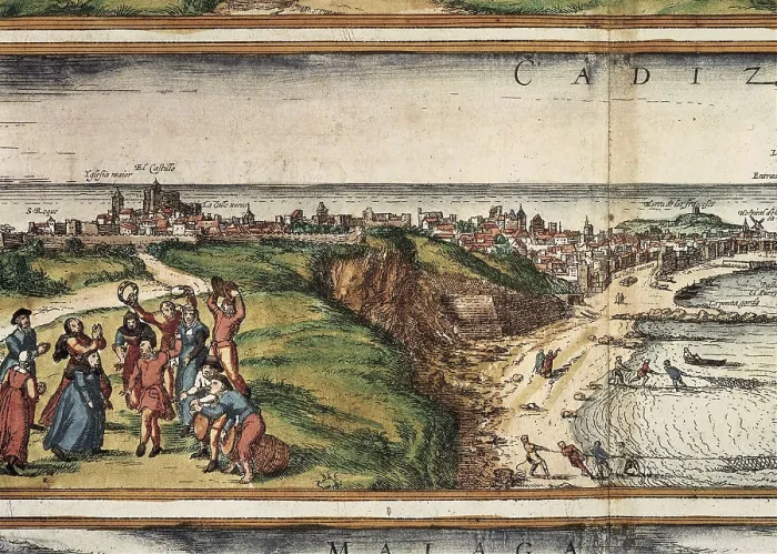 Framed Print : AISA / Everett Collection HOGENBERG, Franz (1535-1590). Civitatis Orbis Terrarum. 1572-1617. Cadiz (1572). Detail of the dance Framed Print : AISA / Everett Collection HOGENBERG, Franz (1535-1590). Civitatis Orbis Terrarum. 1572-1617. Cadiz (1572). Detail of the dance