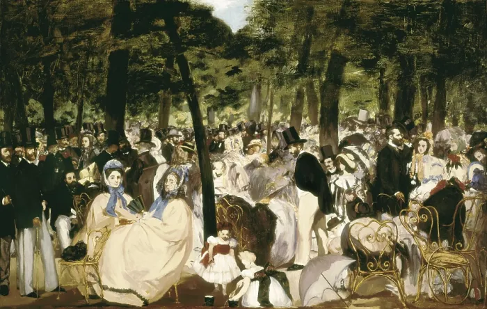 Framed Print : AISA / Everett Collection MANET, douard (1832-1883). Music in the Tuileries Gardens. 1862