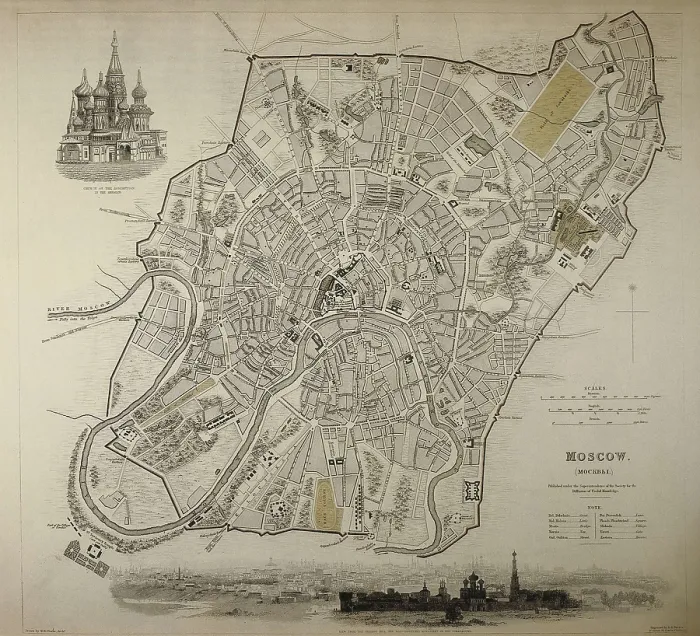 Framed Print : AISA / Everett Collection Map of Moscow (1836). Original drawing by W.B. Clarke and engraving by B Framed Print : AISA / Everett Collection Map of Moscow (1836). Original drawing by W.B. Clarke and engraving by B