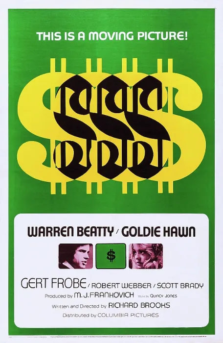 Framed Print : $, (aka DOLLARS), US poster art, from left: Warren Beatty, Goldie Hawn, 1971