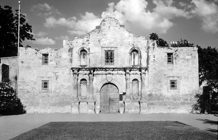 Framed Print : The Alamo. Mission San Antonio de Valero, also known as the Alamo. 1961