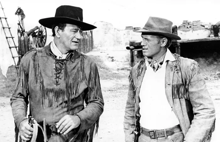 Framed Print : THE ALAMO, Richard Widmark, John Wayne, 1960