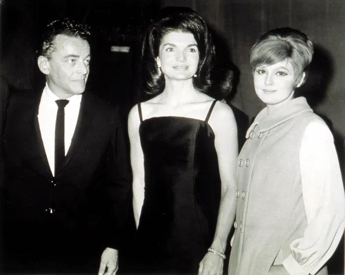 Framed Print : Alan Jay Lerner, Jacqueline Kennedy & Barbara Harris, 12 / 8 / 65 backstage ON A CLEAR DAY YOU CAN SEE FOREVER.. Courtesy: CSU Archives / Everett Collection Framed Print : Alan Jay Lerner, Jacqueline Kennedy & Barbara Harris, 12 / 8 / 65 backstage ON A CLEAR DAY YOU CAN SEE FOREVER.. Courtesy: CSU Archives / Everett Collection