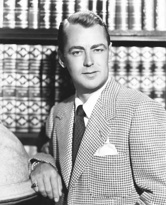 Framed Print : Alan Ladd, 1949