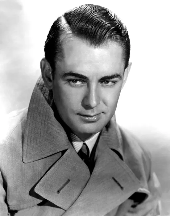 Framed Print : ALAN LADD, portrait