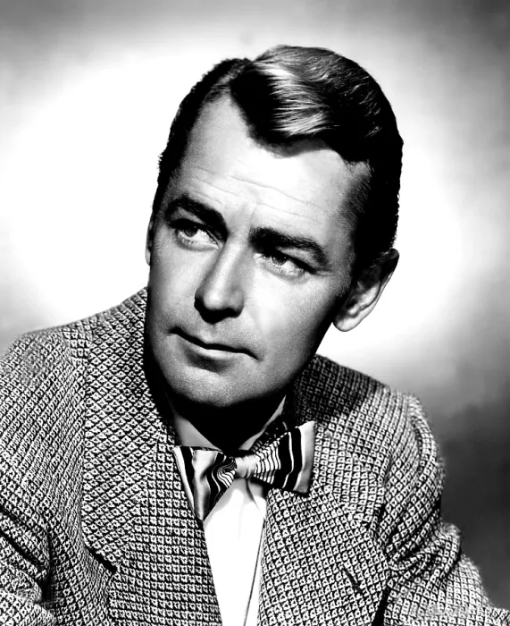 Framed Print : ALAN LADD, portrait