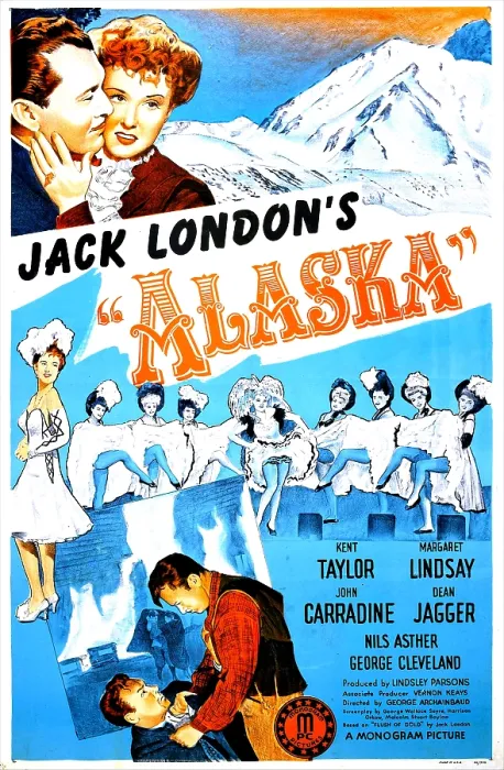 Framed Print : ALASKA, US poster, top from left: Kent Taylor, Margaret Lindsay, 1944