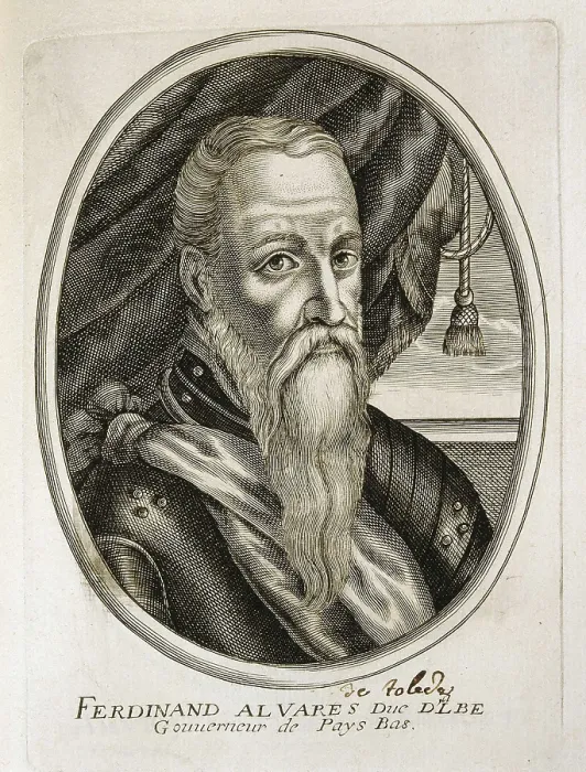 Framed Print : ALBA, Fernando Alvarez de Toledo y Pimentel, Duke of (1507-1582); MONCORNET, Balthasar (h. 1600-1668)
