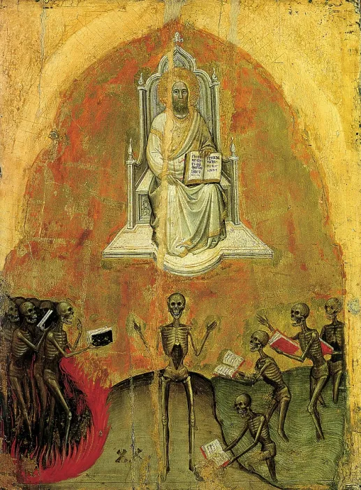 Framed Print : Alberegno Jacobello, Polyptych of the Apocalypse, 1343, 14th Century, panel gold ground, Italy, Veneto, Venice Framed Print : Alberegno Jacobello, Polyptych of the Apocalypse, 1343, 14th Century, panel gold ground, Italy, Veneto, Venice