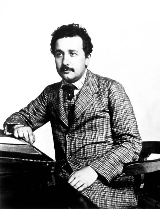Framed Print : ALBERT EINSTEIN at the Swiss Patent Office, c. 1902. Courtesy: CSU Archives  /  Everett Collection