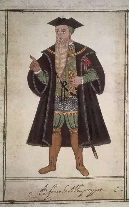 Framed Print : ALBUQUERQUE, Alfonso de (1453-1515). Engraving. UNITED KINGDOM. London. The British Museum. AISA / Everett Collection**US SALES ONLY**