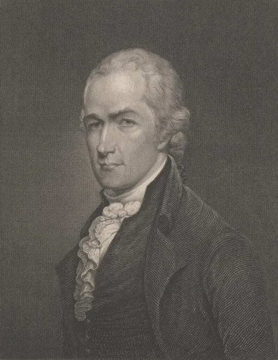 Framed Print : Alexander Hamilton, engraving by John Francis Eugene Prudhomme, from an original miniature by Walter Robertson, c.1790-1800 (BSLOC_2019_4_94) Framed Print : Alexander Hamilton, engraving by John Francis Eugene Prudhomme, from an original miniature by Walter Robertson, c.1790-1800 (BSLOC_2019_4_94)