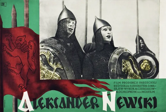 Framed Print : ALEXANDER NEVSKY, (aka ALEXANDER NEWSKI), Polish poster art, 1938