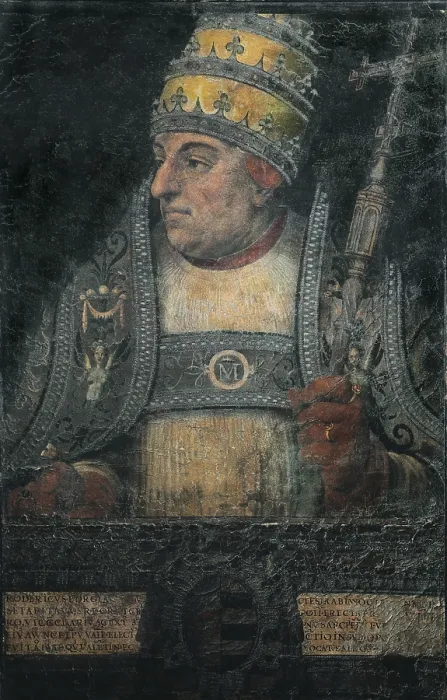 Framed Print : ALEXANDER VI (1431-1503). Pope from 1492 to 1503, nephew of Pope Callixtus III. Painting on guadamecil. Work by JUANES, Juan de (1523-1579). Oil. SPAIN. Valencia. Cathedral Framed Print : ALEXANDER VI (1431-1503). Pope from 1492 to 1503, nephew of Pope Callixtus III. Painting on guadamecil. Work by JUANES, Juan de (1523-1579). Oil. SPAIN. Valencia. Cathedral