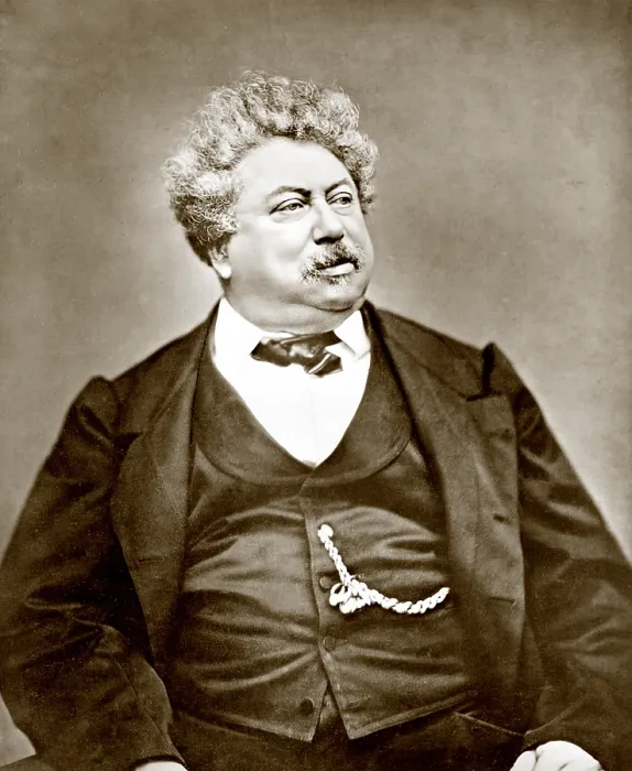 Framed Print : Alexandre Dumas pre (1802-1870) popular French dramatist and historical novelist