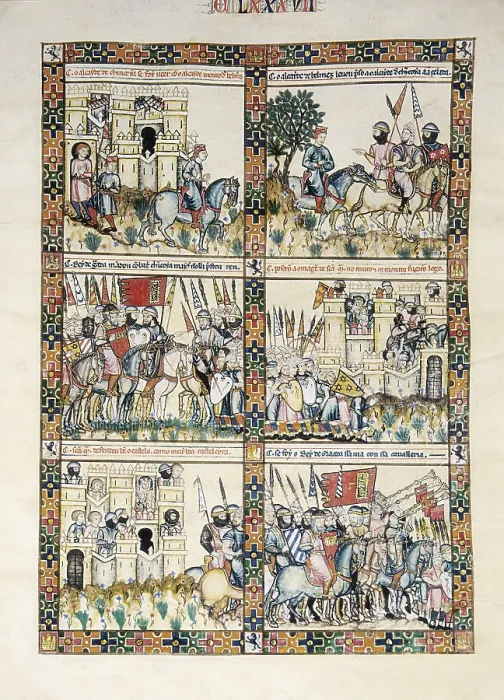 Framed Print : Alfonso X, called 'The Wise' (1221-1284). Cantigas de Santa Maria (Virgin Mary Songs). 13th c. MS T.I. 1. Codex Rico. Cantiga 187. Fol. 246v Framed Print : Alfonso X, called 'The Wise' (1221-1284). Cantigas de Santa Maria (Virgin Mary Songs). 13th c. MS T.I. 1. Codex Rico. Cantiga 187. Fol. 246v