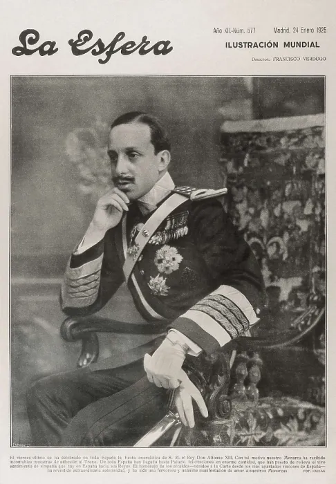 Framed Print : ALFONSO XIII (1886-1941). Magazine 'La Esfera' (24th January 1925). AISA / Everett Collection**US SALES ONLY**