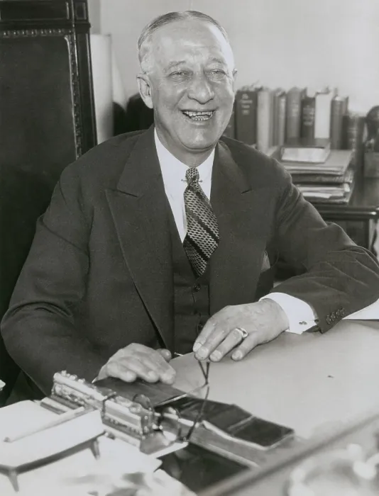 Framed Print : Alfred Smith, former NYC Governor and 1928 Democratic Presidential Nominee. Ca. 1930. (BSLOC_2013_6_143)