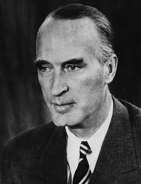Framed Print : Alfried Krupp von Bohlen und Halbach, (1907-1967), One-time head of munitions empire that armed Hitler's troops. c. 1940's.. Courtesy: CSU Archives  /  Everett Collection
