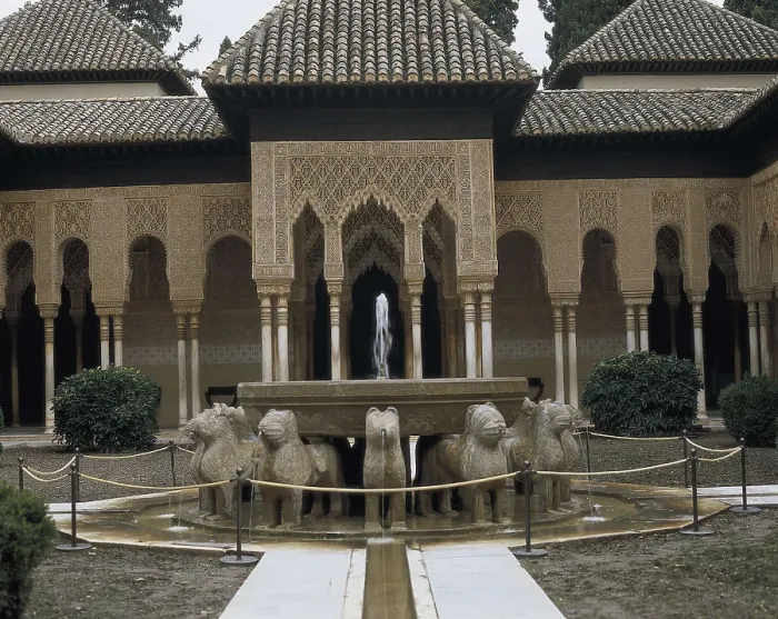 Framed Print : Alhambra. SPAIN. ANDALUSIA. Granada. Alhambra. Patio of the Lions. Hispano-Moresque art. Nasrid dynasty. Architecture. AISA / Everett Collection**US SALES ONLY** Framed Print : Alhambra. SPAIN. ANDALUSIA. Granada. Alhambra. Patio of the Lions. Hispano-Moresque art. Nasrid dynasty. Architecture. AISA / Everett Collection**US SALES ONLY**