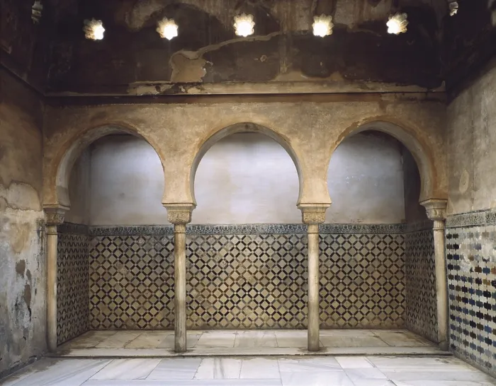 Framed Print : Alhambra. SPAIN. Granada. Alhambra. Baths. Hispano-Moresque art. Nasrid dynasty. Architecture. AISA / Everett Collection**US SALES ONLY** Framed Print : Alhambra. SPAIN. Granada. Alhambra. Baths. Hispano-Moresque art. Nasrid dynasty. Architecture. AISA / Everett Collection**US SALES ONLY**