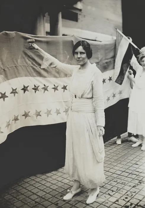 Framed Print : Alice Paul raises a champagne glass to salute the ratification of the 19th Amendment in August 1920 Framed Print : Alice Paul raises a champagne glass to salute the ratification of the 19th Amendment in August 1920