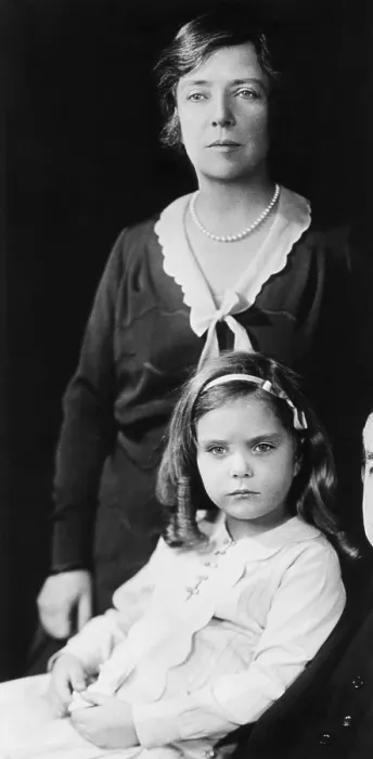 Framed Print : Alice Roosevelt Longworth and her daughter Paulina, ca. 1930. Paulina had a difficult relationship with her mother. (CSU_2015_8_592)